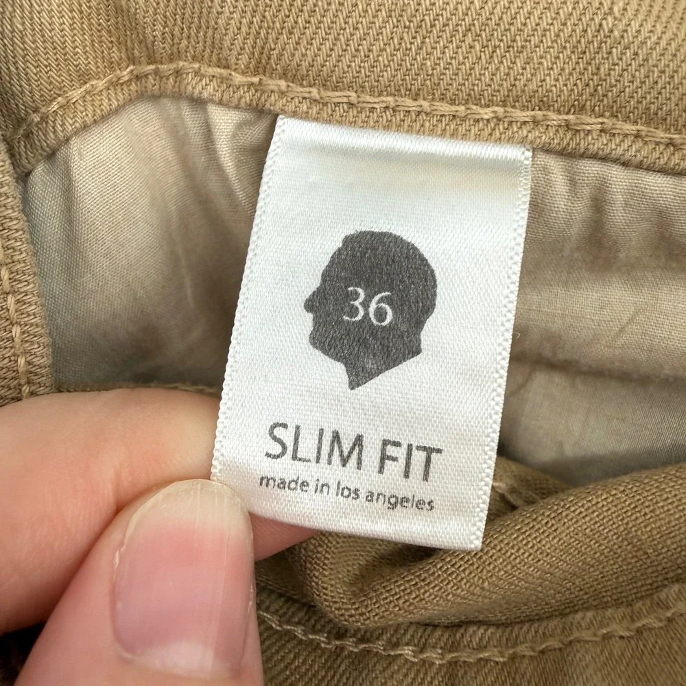 RUSTIC DIME‎ SLIM FIT TAN JEANS SIZE 36